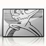 Expressionist Print - Two Dancers by Ernst Kirchner | Monochrome Wall Art