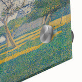 Pointillist Orchard Scene - Impressionist Wall Art Canvas Print