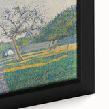 Pointillist Orchard Scene - Impressionist Wall Art Canvas Print