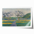 Pointillist Orchard Scene - Impressionist Wall Art Canvas Print