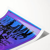 Prince Purple Rain Tour 1984 Detroit Concert Poster