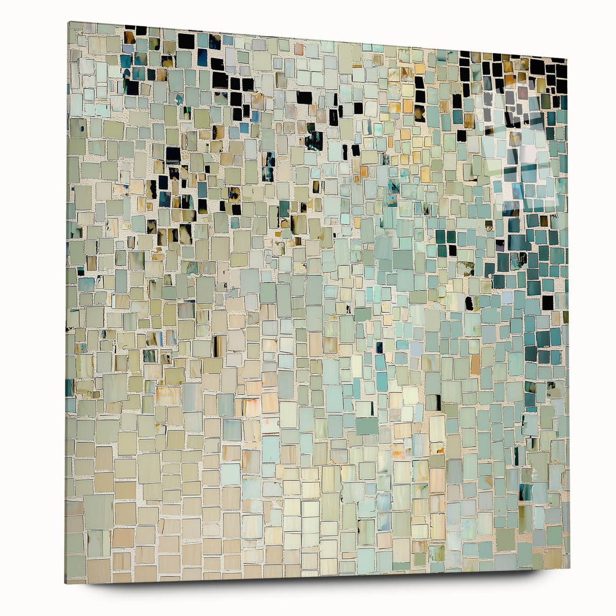 Dining Room Wall Decor – Mosaic Abstract Canvas Art Print
