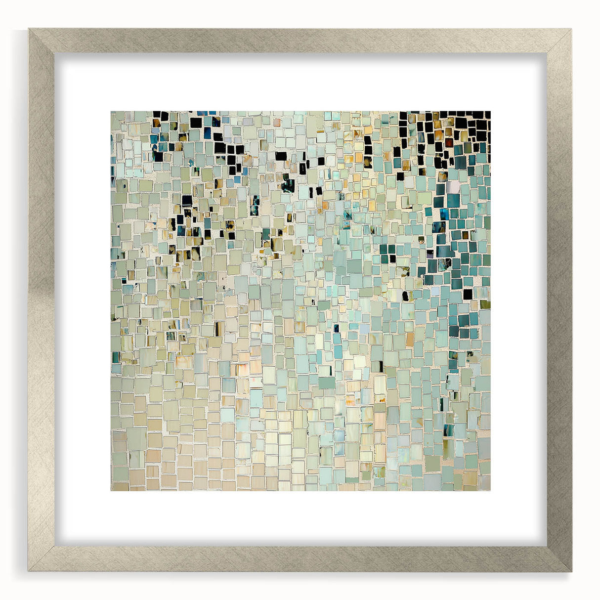 Dining Room Wall Decor – Mosaic Abstract Canvas Art Print