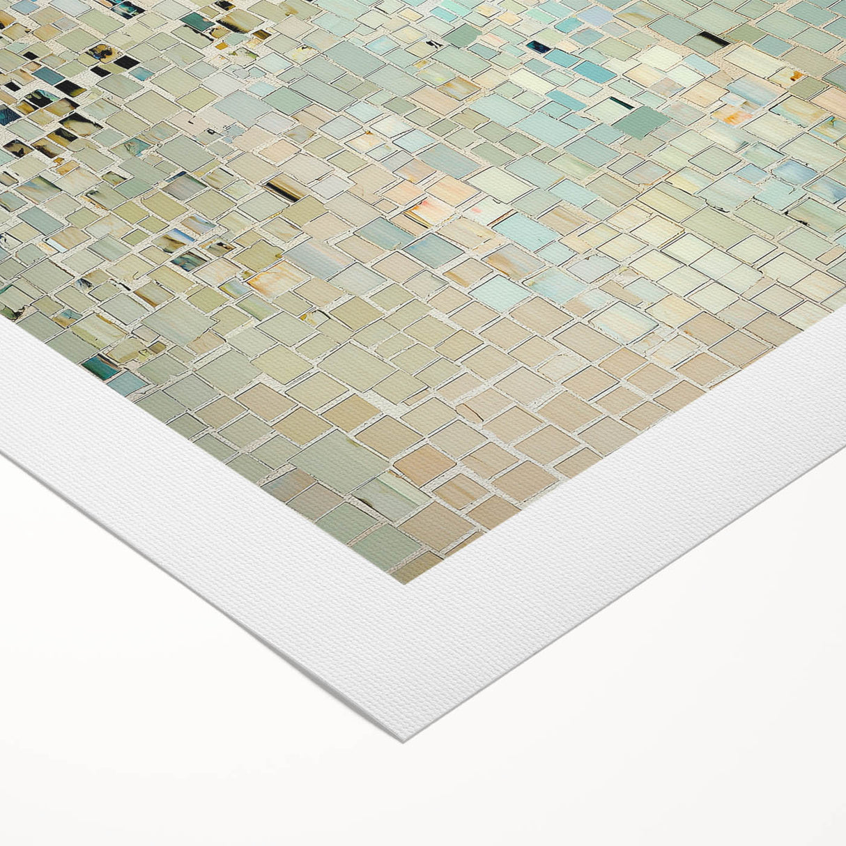 Dining Room Wall Decor – Mosaic Abstract Canvas Art Print