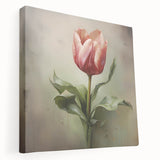 Elegant Tulip Bloom - Modern Floral Wall Art for Living Room Décor