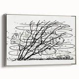 Expressionist Art: Two Fish in Water - Abstract Expressionism Print