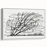 Expressionist Art: Two Fish in Water - Abstract Expressionism Print