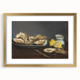 Manet Oysters Still Life - Classic Impressionist Wall Art Print