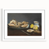 Manet Oysters Still Life - Classic Impressionist Wall Art Print