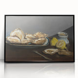 Manet Oysters Still Life - Classic Impressionist Wall Art Print