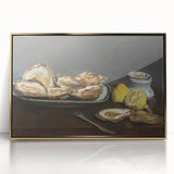 Manet Oysters Still Life - Classic Impressionist Wall Art Print