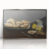 Manet Oysters Still Life - Classic Impressionist Wall Art Print
