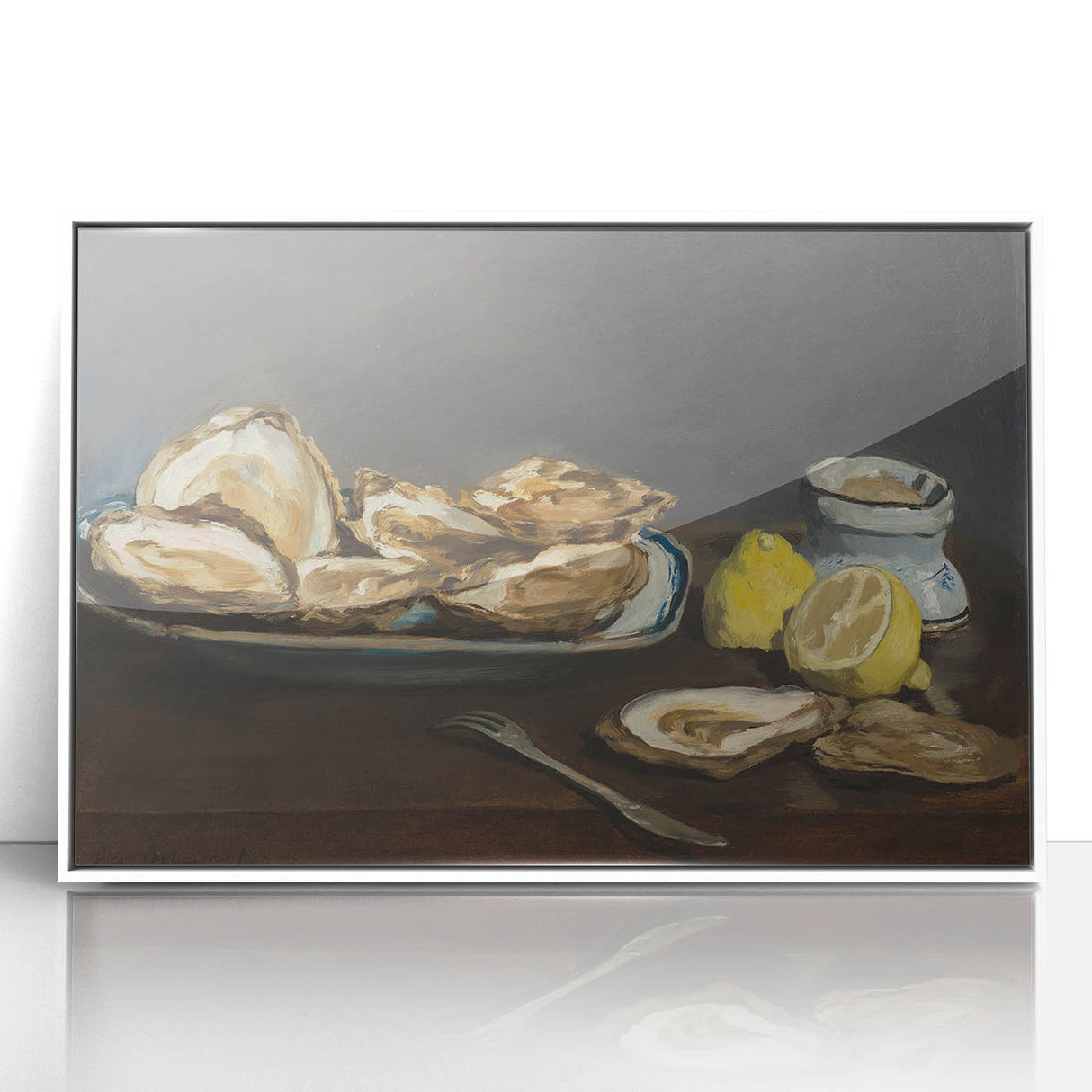 Manet Oysters Still Life - Classic Impressionist Wall Art Print