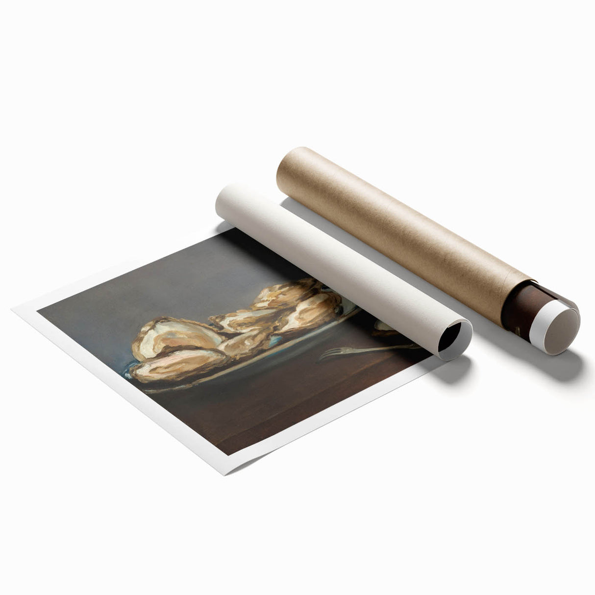 Manet Oysters Still Life - Classic Impressionist Wall Art Print