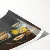 Manet Oysters Still Life - Classic Impressionist Wall Art Print