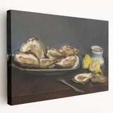 Manet Oysters Still Life - Classic Impressionist Wall Art Print