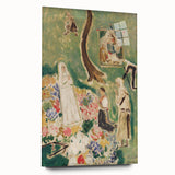 Expressionism Wall Art: Two Madonnas - Vibrant Expressionism Painting