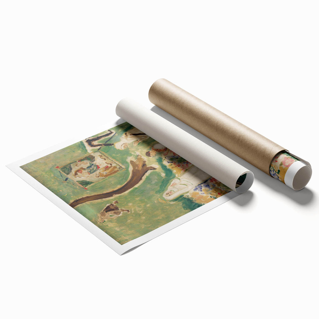 Expressionism Wall Art: Two Madonnas - Vibrant Expressionism Painting