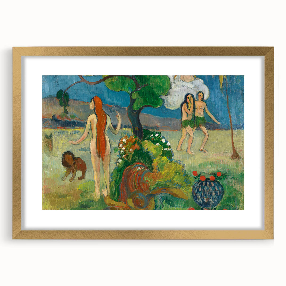 Gauguin Paradise Lost - Colorful Impressionist Wall Art Print