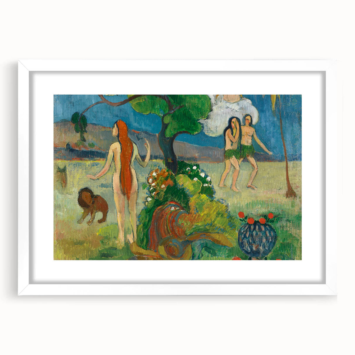 Gauguin Paradise Lost - Colorful Impressionist Wall Art Print