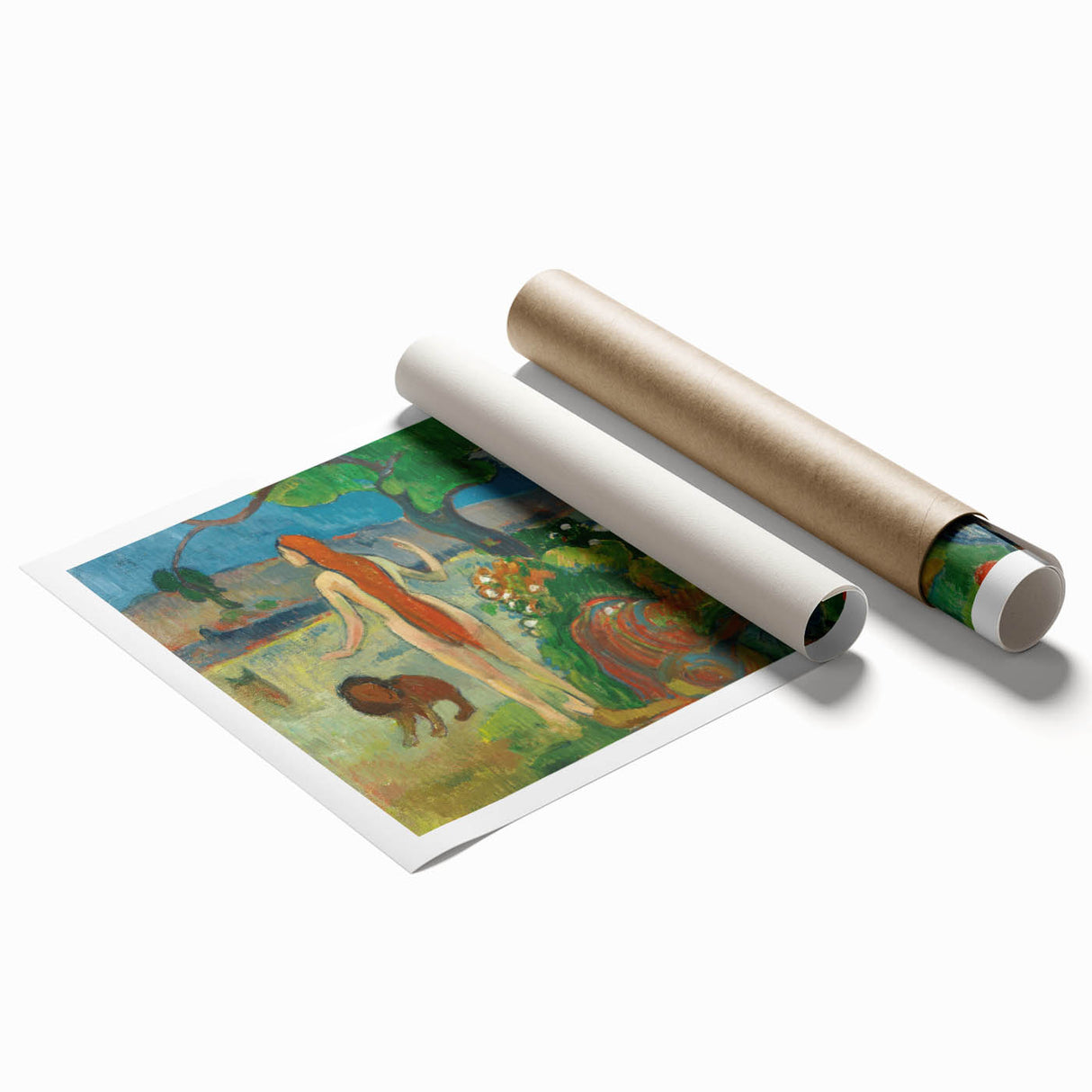 Gauguin Paradise Lost - Colorful Impressionist Wall Art Print