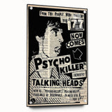 Talking Heads Psycho Killer Acoustic 1977 Concert Poster