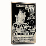 Talking Heads Psycho Killer Acoustic 1977 Concert Poster