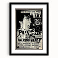 Talking Heads Psycho Killer Acoustic 1977 Concert Poster