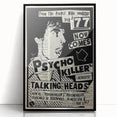 Talking Heads Psycho Killer Acoustic 1977 Concert Poster