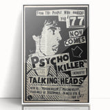 Talking Heads Psycho Killer Acoustic 1977 Concert Poster