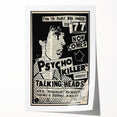 Talking Heads Psycho Killer Acoustic 1977 Concert Poster