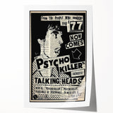 Talking Heads Psycho Killer Acoustic 1977 Concert Poster