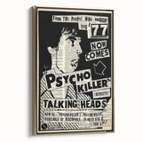 Talking Heads Psycho Killer Acoustic 1977 Concert Poster