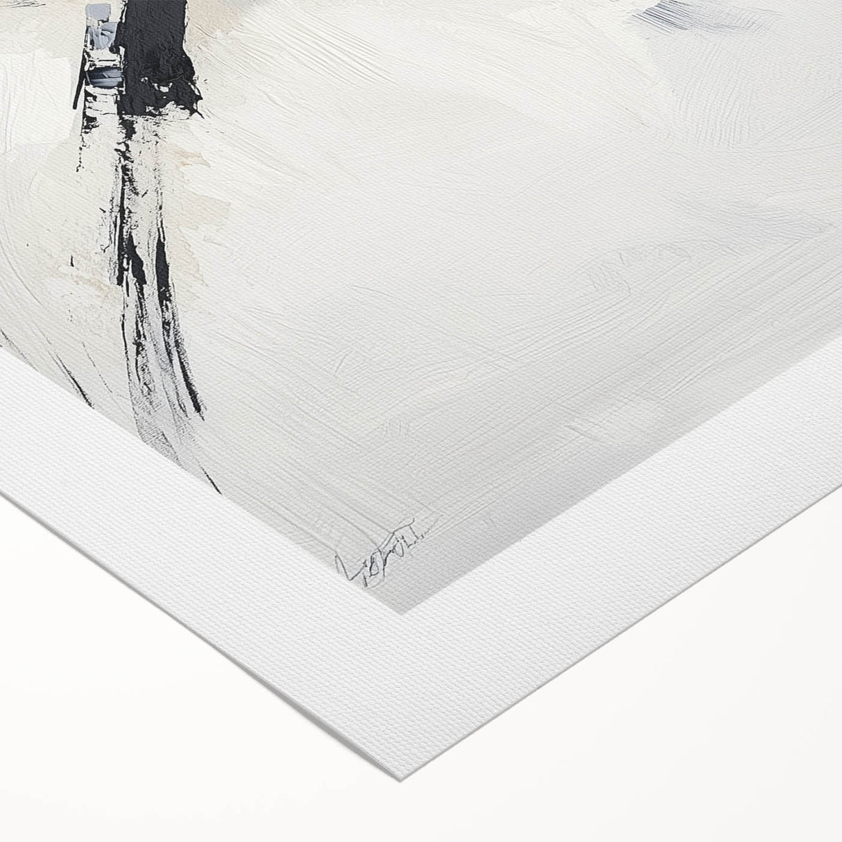 Framed Dining Room Prints – Bold Abstract Black & White Canvas
