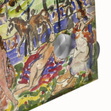 Prendergast Park Scene - Colorful Impressionist Wall Art Print