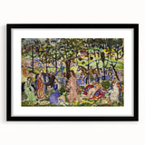 Prendergast Park Scene - Colorful Impressionist Wall Art Print