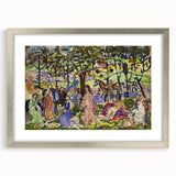 Prendergast Park Scene - Colorful Impressionist Wall Art Print