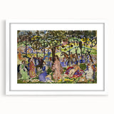 Prendergast Park Scene - Colorful Impressionist Wall Art Print
