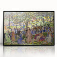 Prendergast Park Scene - Colorful Impressionist Wall Art Print