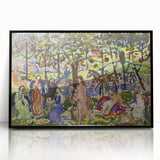 Prendergast Park Scene - Colorful Impressionist Wall Art Print