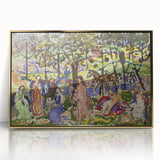 Prendergast Park Scene - Colorful Impressionist Wall Art Print