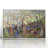 Prendergast Park Scene - Colorful Impressionist Wall Art Print