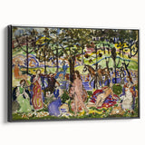 Prendergast Park Scene - Colorful Impressionist Wall Art Print