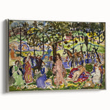 Prendergast Park Scene - Colorful Impressionist Wall Art Print