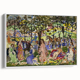 Prendergast Park Scene - Colorful Impressionist Wall Art Print