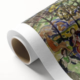 Prendergast Park Scene - Colorful Impressionist Wall Art Print