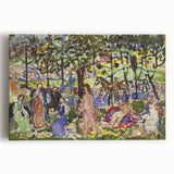 Prendergast Park Scene - Colorful Impressionist Wall Art Print