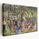 Prendergast Park Scene - Colorful Impressionist Wall Art Print