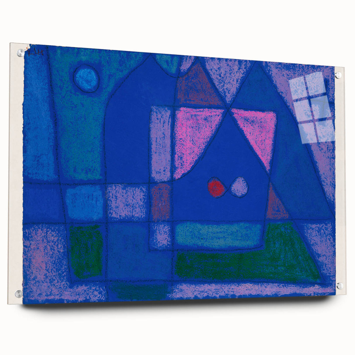 Modern Wall Art - A Little Room in Venice by Paul Klee - Blue Abstract Decor