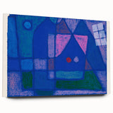 Modern Wall Art - A Little Room in Venice by Paul Klee - Blue Abstract Decor